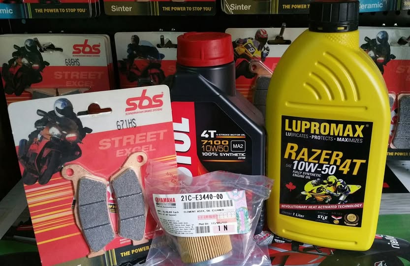 brake pad replacement motorcycle service